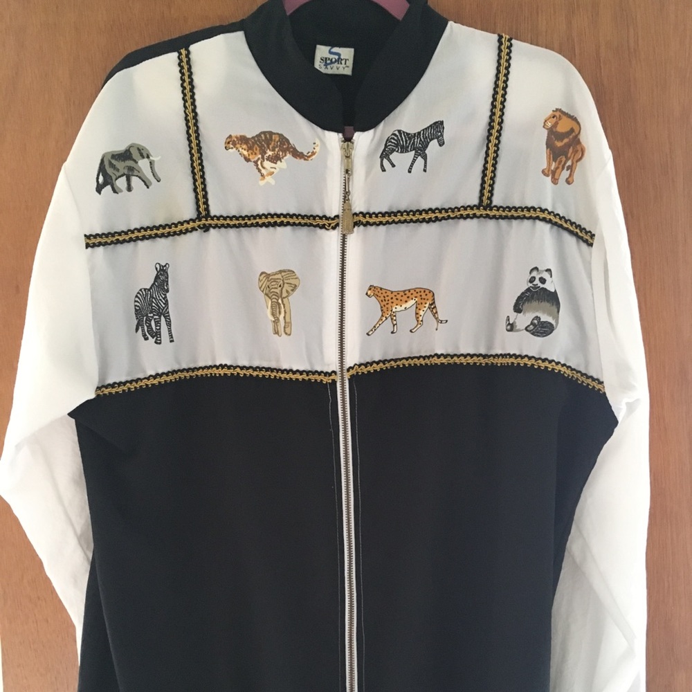 Vintage Animal Track Jacket